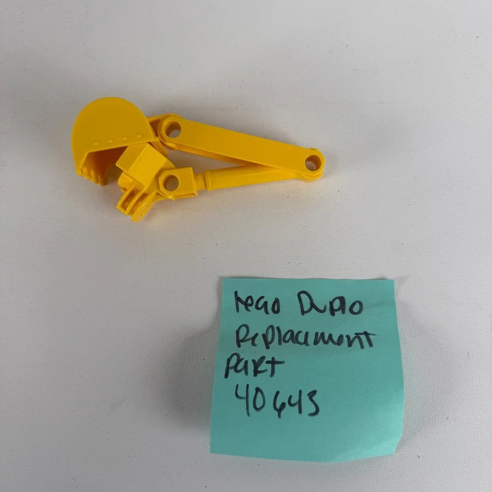 LEGO Duplo Yellow Excavator Arm Bucket Replacement Part 40643 40636 Construction